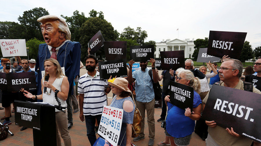 Anti-Trump protesters