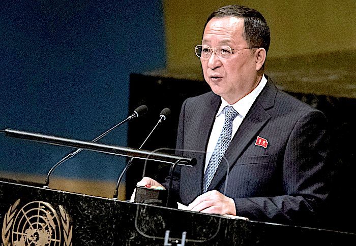 NK FM Ri Yong-ho