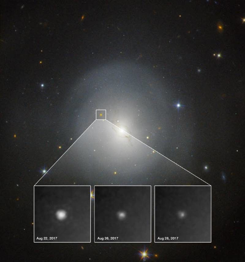GW170817 extra dimensions