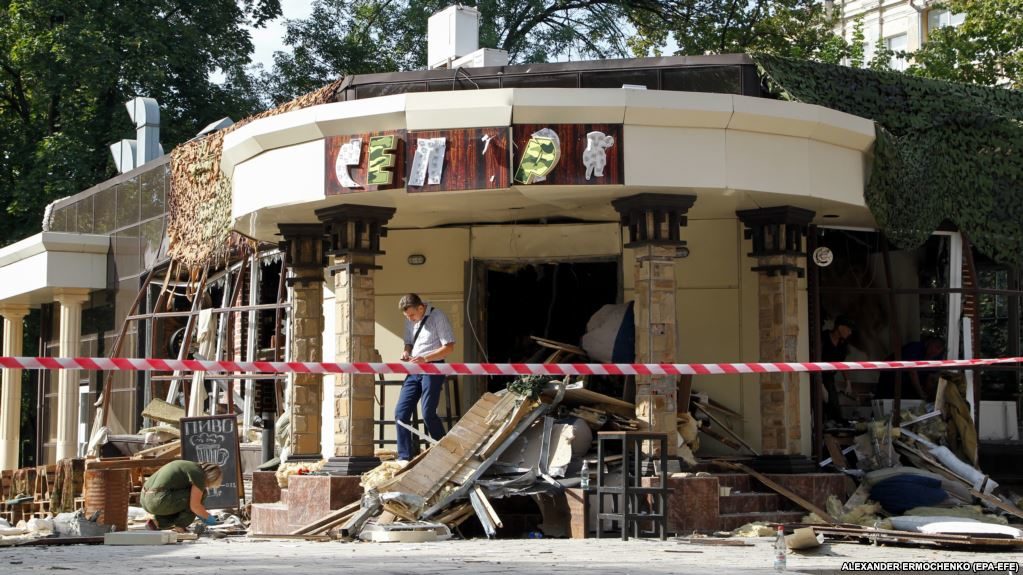 zahkarchenko donetsk explosion
