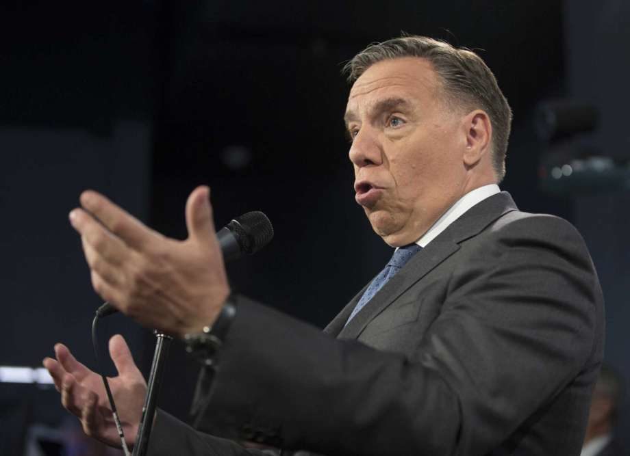 Click to enlarge Francois Legault Coalition Avenir Quebec party