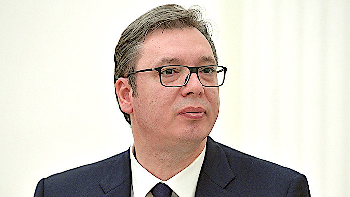 Click to enlarge Serbian President Aleksandar Vucic