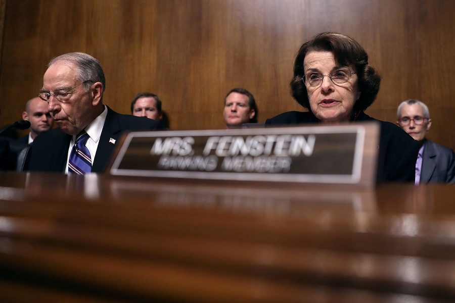 Click to enlarge Diane Feinstein