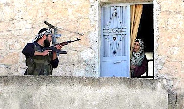Jihadi at door