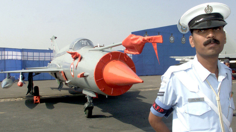vintage MiG-21 supersonic fighter jet