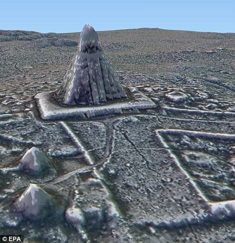 Lasers reveal 60,000 ancient Mayan structures hidden in Guatemalan forest 48F8D52F00000578_5365015_image