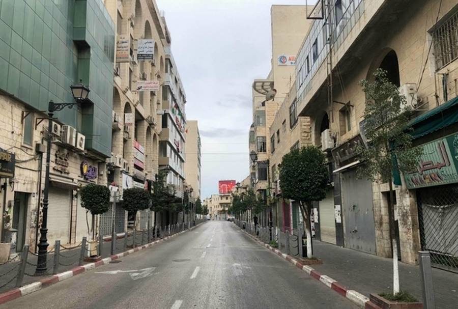 ramallah empty streets