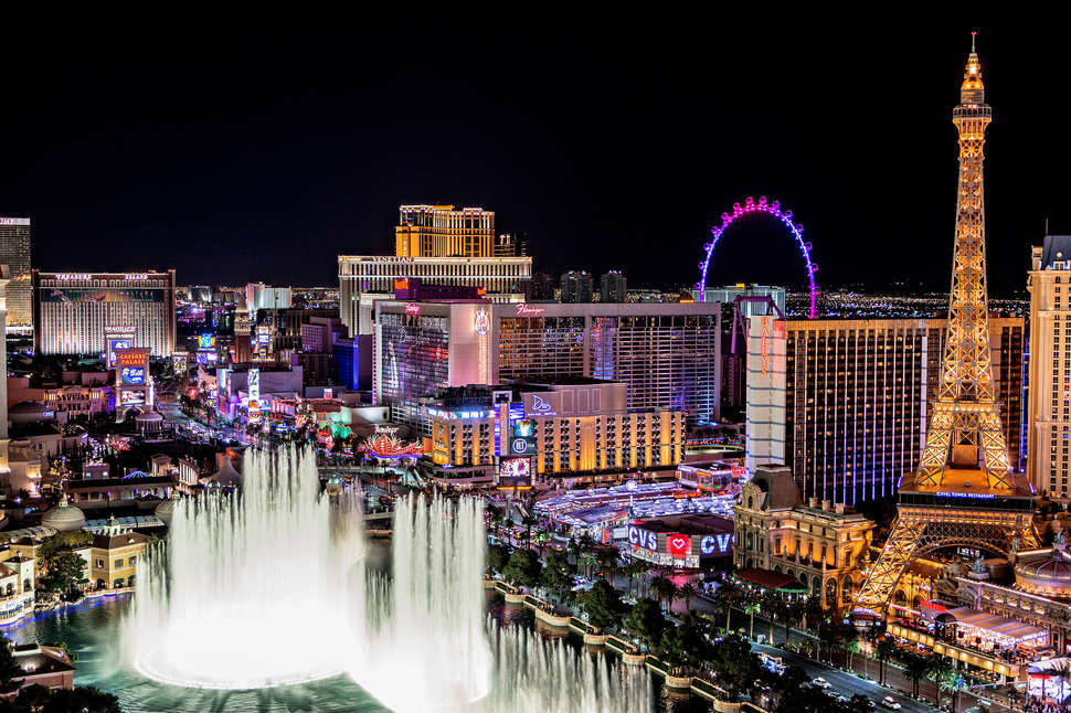 Click to enlarge las vegas strip