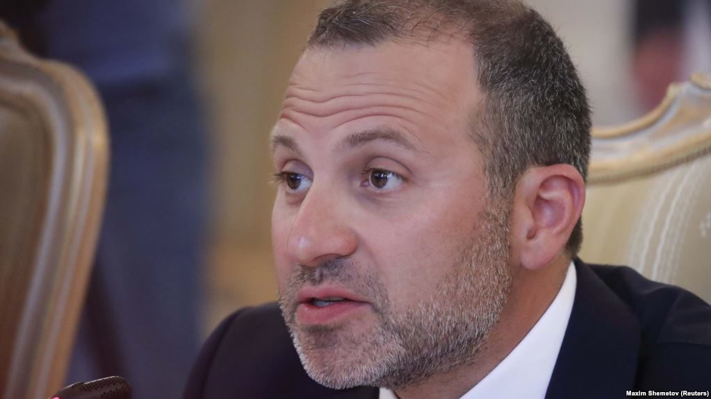 Click to enlarge Lebanese Foreign Minister Gebran Bassil
