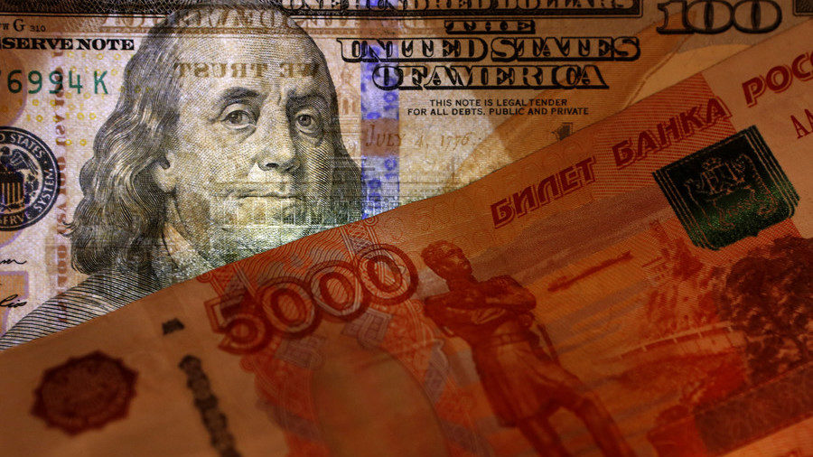 Click to enlarge dollar and ruble