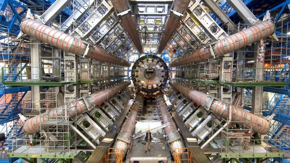 Click to enlarge Inside the Large Hadron Collider