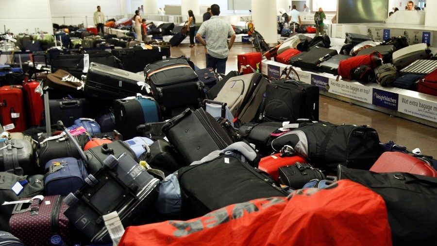 luggage heap