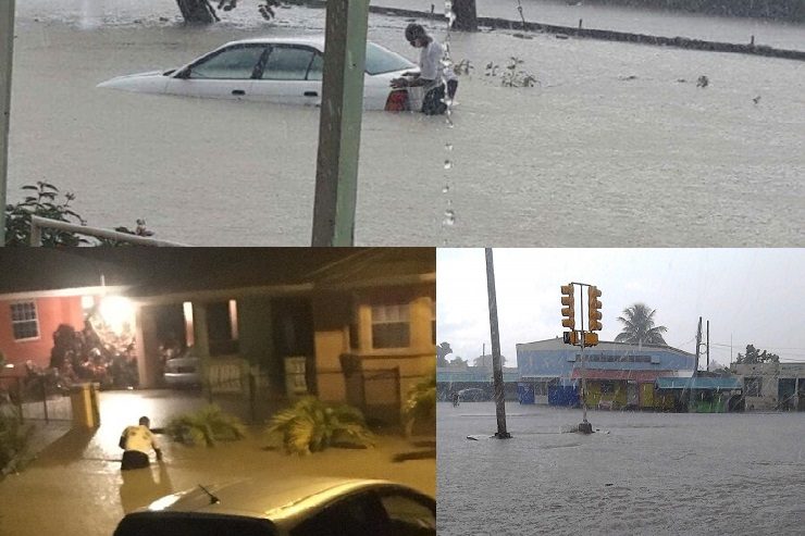 Click to enlarge Rains from Tail End of Tropical Storm Kirk Cause Massive Flooding in Barbados