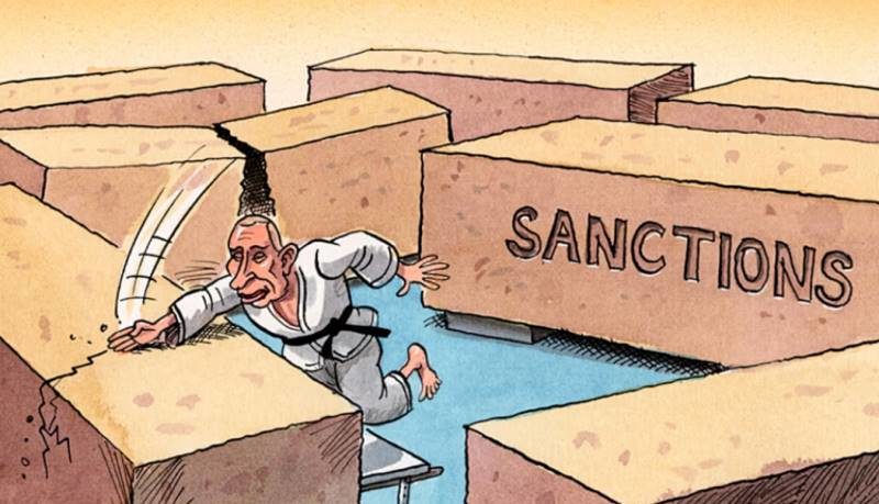 Click to enlarge Putin Russia sanctions cartoon
