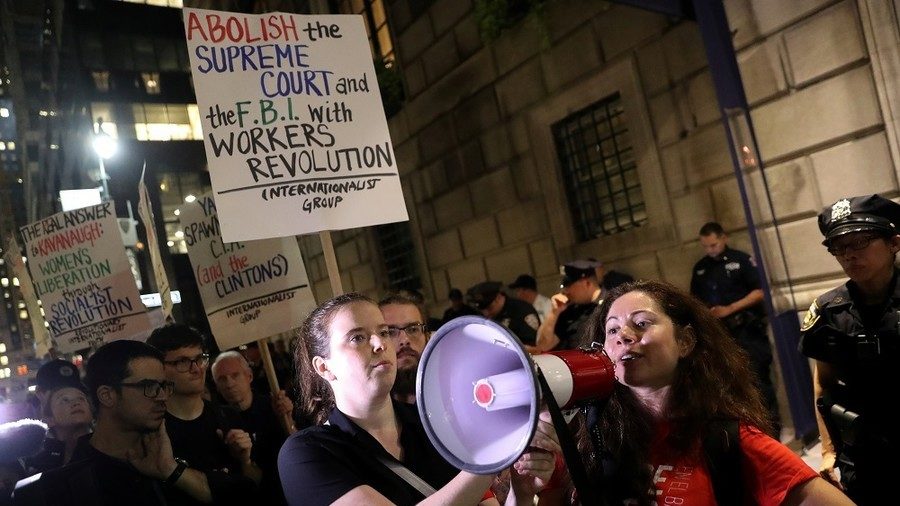 Anti-Kavanaugh protest
