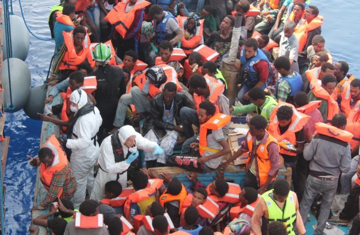 Click to enlarge immigrants boat
