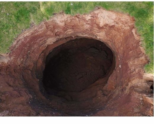 sinkhole ireland school