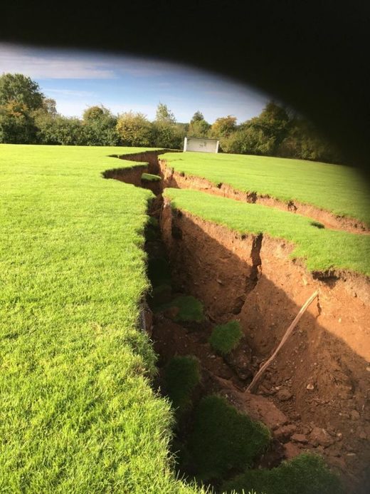 sinkhole ireland school