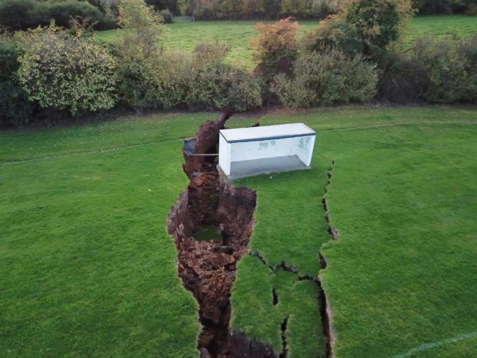 Click to enlarge sinkhole ireland school