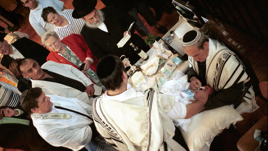 A Jewish circumcision.