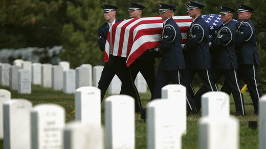 us soldiers funeral cemetery