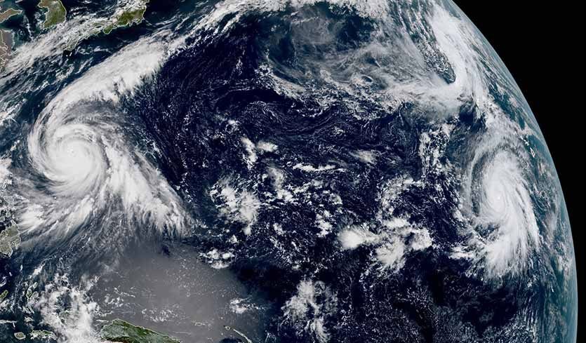 Simultaneous Cat 5 storms