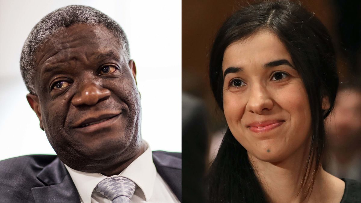 Denis Mukwege Nadia Murad 2018 nobel peace prize