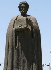 A statue of Ibn Khaldun in Tunis, Tunisia