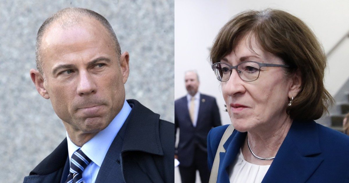 Click to enlarge avenatti Susan collins