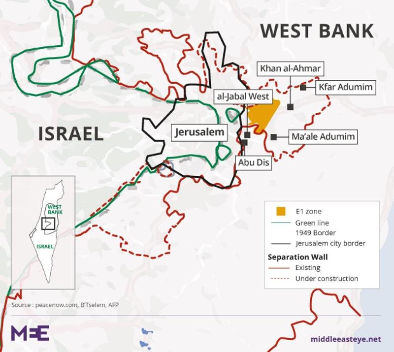 Click to enlarge Khan al-Ahmar jerusalem