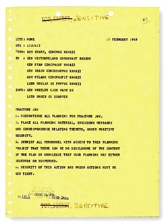 Click to enlarge classified doc Vietnam