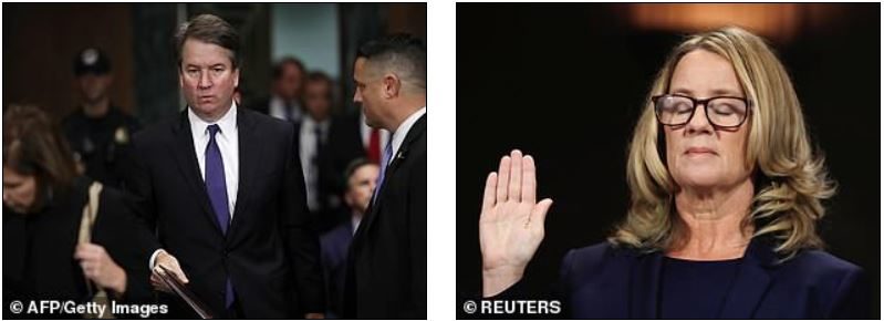 Click to enlarge ford Kavanaugh hearings