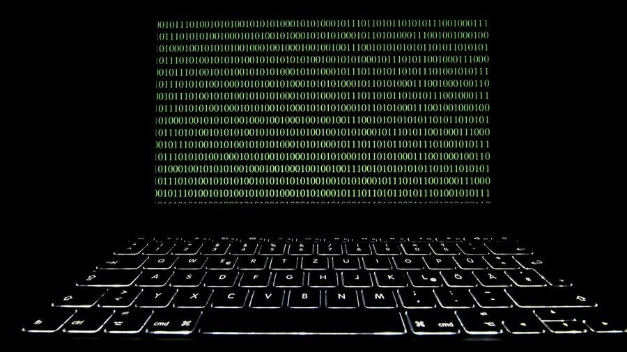 computer hacker digital code