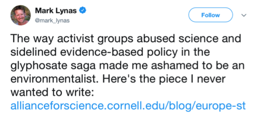 Click to enlarge mark lynas tweet