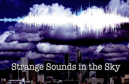 Strange sky sounds (stock)