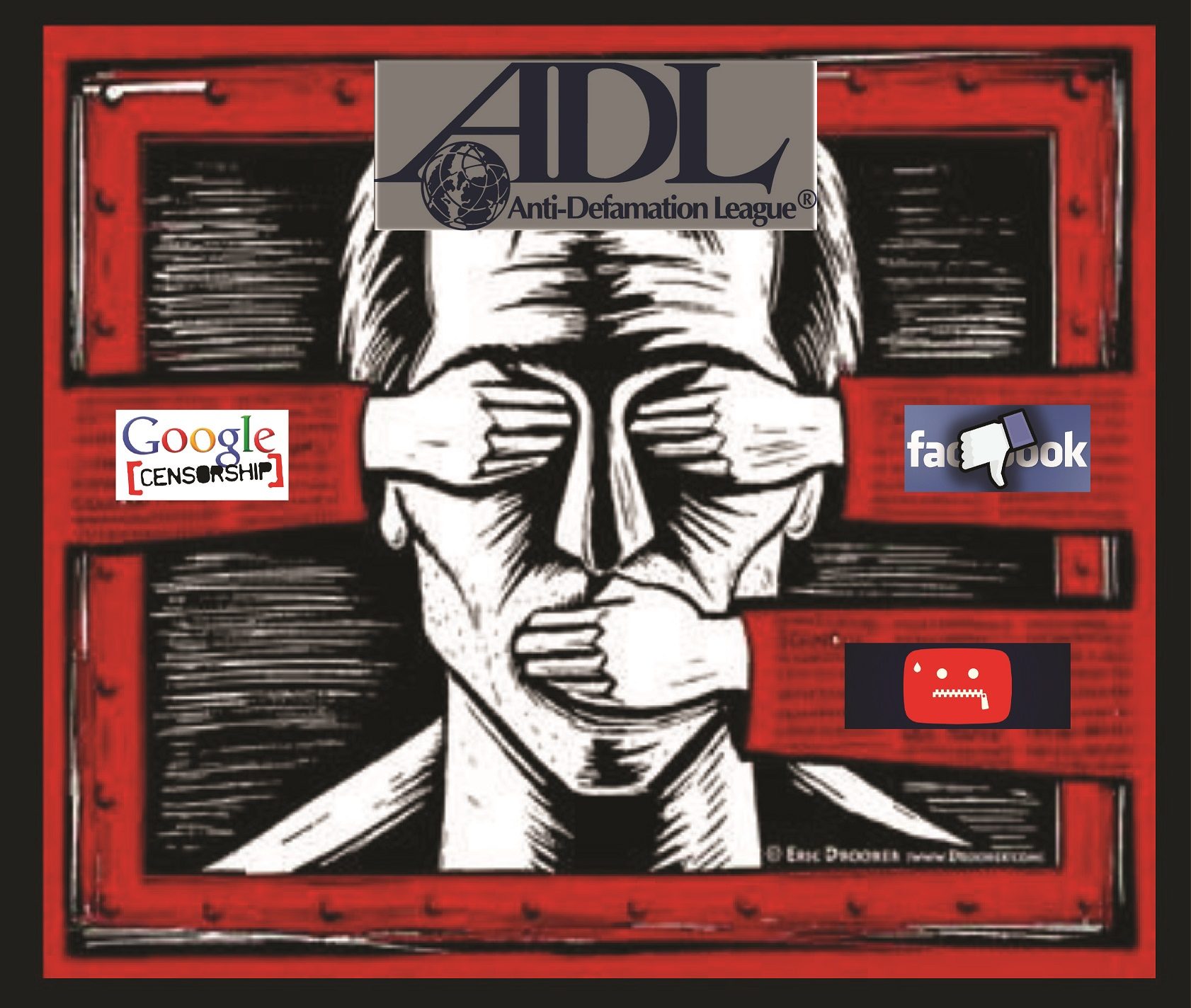 Click to enlarge ADL Censorship