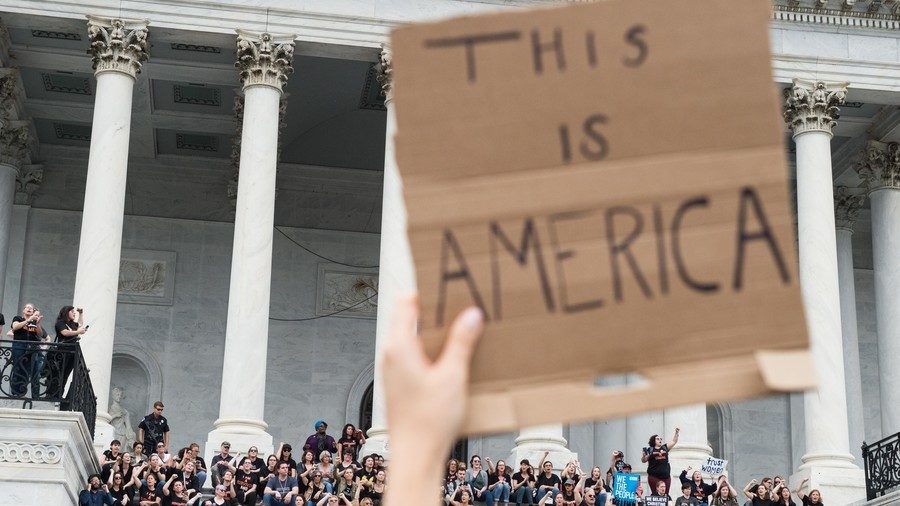 Click to enlarge Kavanaugh protest sign