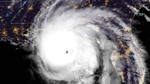 hurricane michael satellite