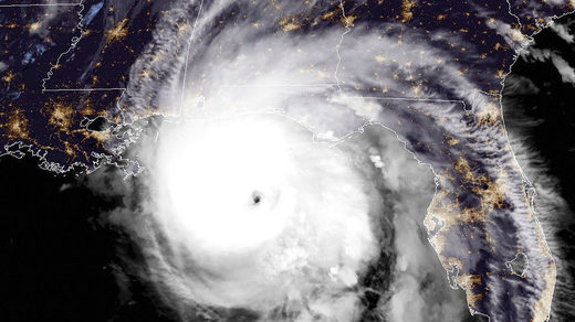 Click to enlarge hurricane michael satellite
