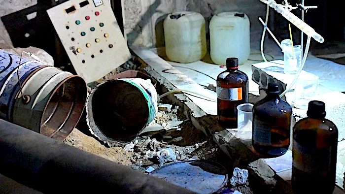 Click to enlarge militant chem lab