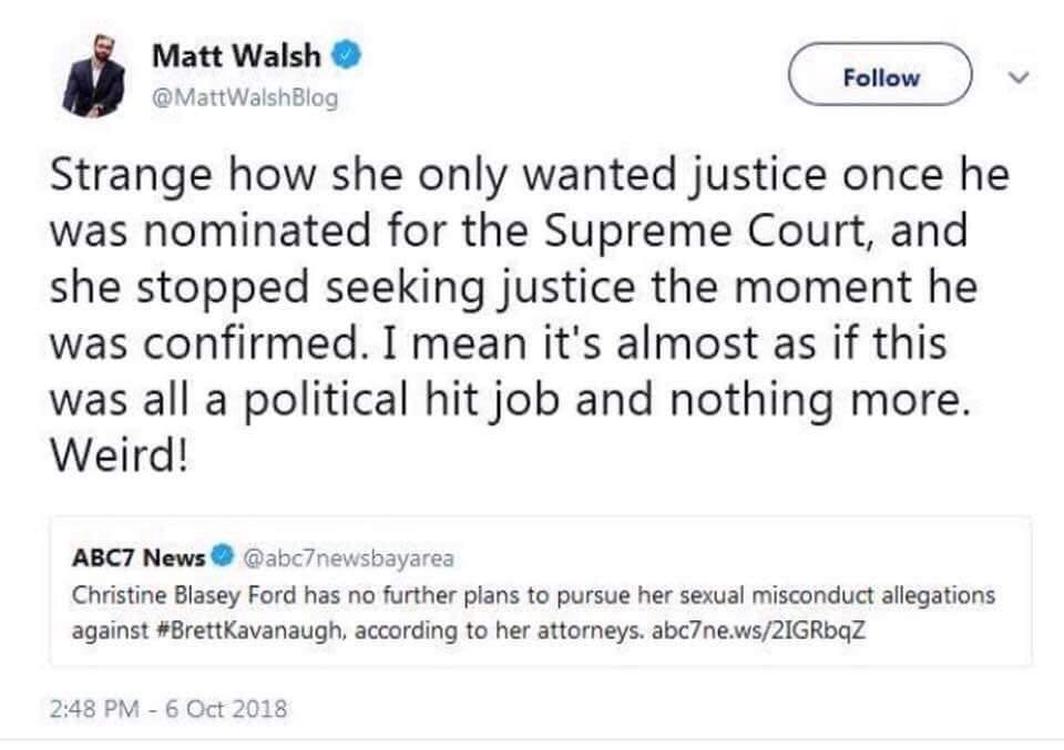 Click to enlarge MAtt Walsh tweet Dr. Ford