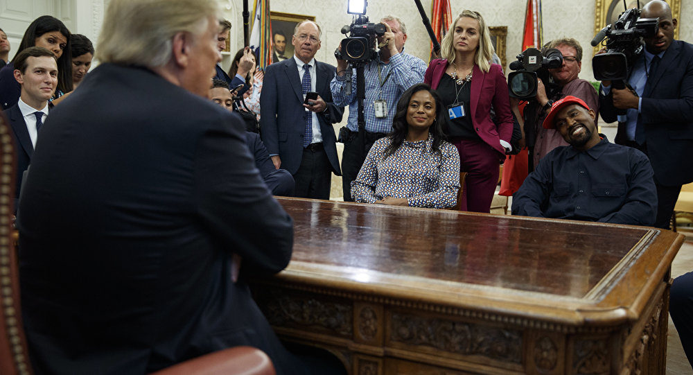 Click to enlarge Kanye West Trump