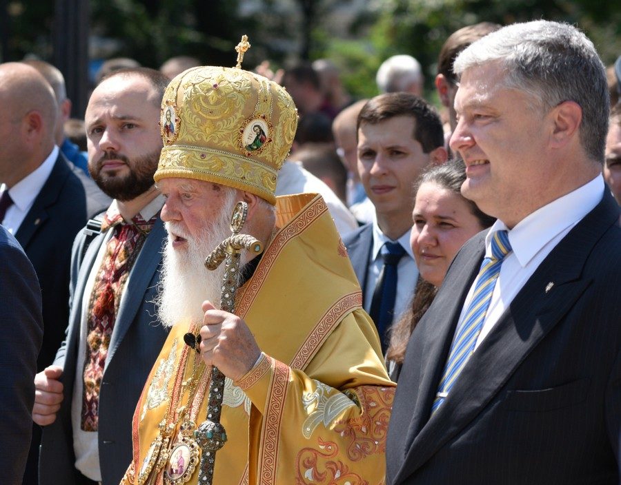 Filaret and Petro Poroshenko.