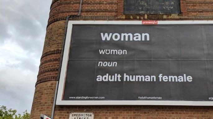 Click to enlarge woman definition billboard