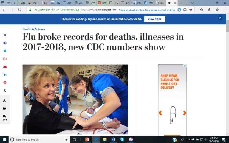 Click to enlarge CDC flu casualty estimates