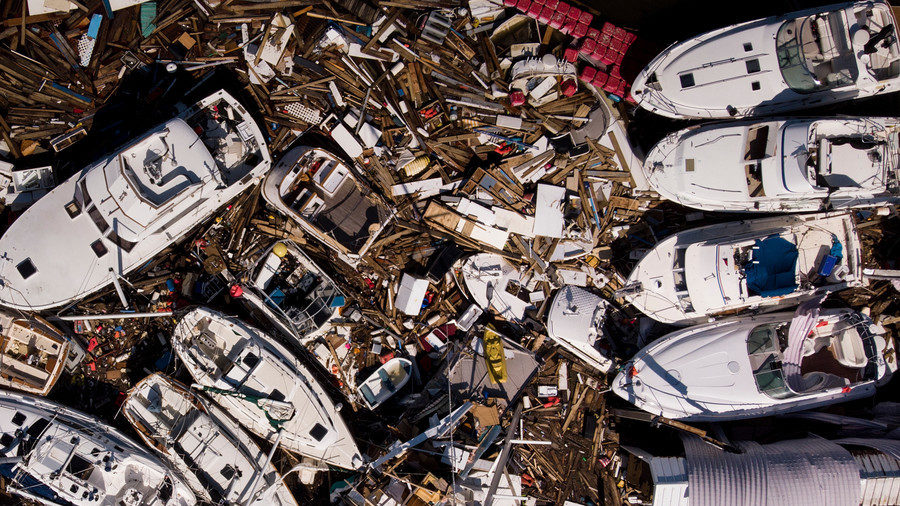 Click to enlarge Storm-damaged boats