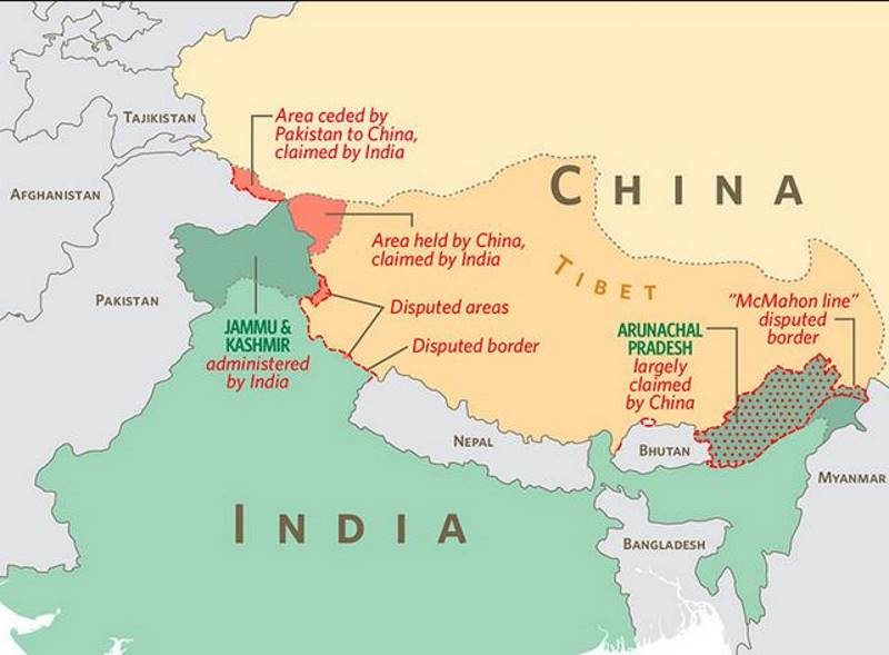 India China border
