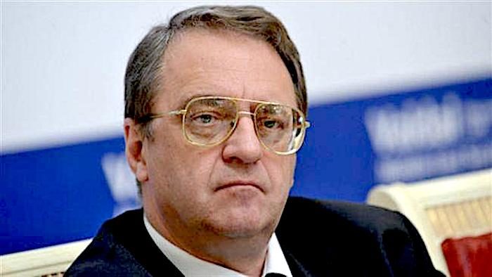 Click to enlarge Russian Deputy FM Mikhail Bogdanov
