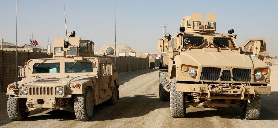 Comparative size HMMWV and M-ATV
