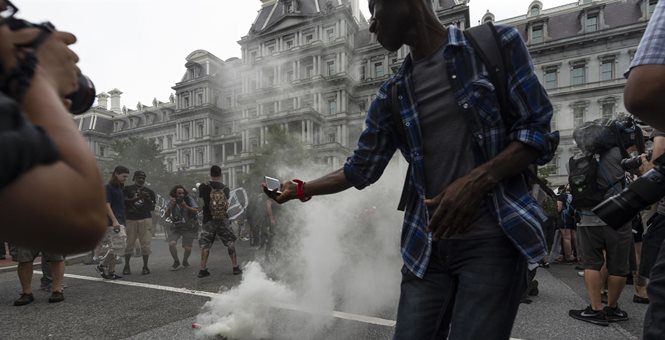 Antifa liberal mob